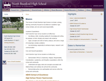 Tablet Screenshot of nbhs.northbranfordschools.org