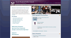 Desktop Screenshot of northbranfordschools.org